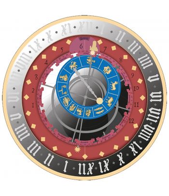 Moneda de plata 5 Euro Malta 2026 Reloj de Berna.  - 1