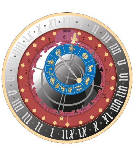 Moneda de plata 5 Euro Malta 2026 Reloj de Berna.  - 1