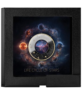 Moneda 500 Francos Camerún 2026 Nebulosa Estelar. Plata  - 4