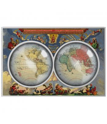 Moneda onza de plata 1000 Francs Camerun 2026 Atlas Maior.  - 1