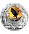 Moneda 500 Francs Camerun 2026 Águila cola blanca. Plata  - 1