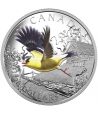 Moneda de plata 20$ Canadá 2016 Jilguero Americano.  - 1
