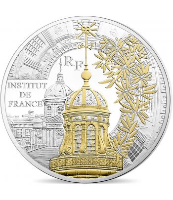 Francia 10€ 2016 Tesoros de Paris. Instituto de Francia. Plata.  - 1