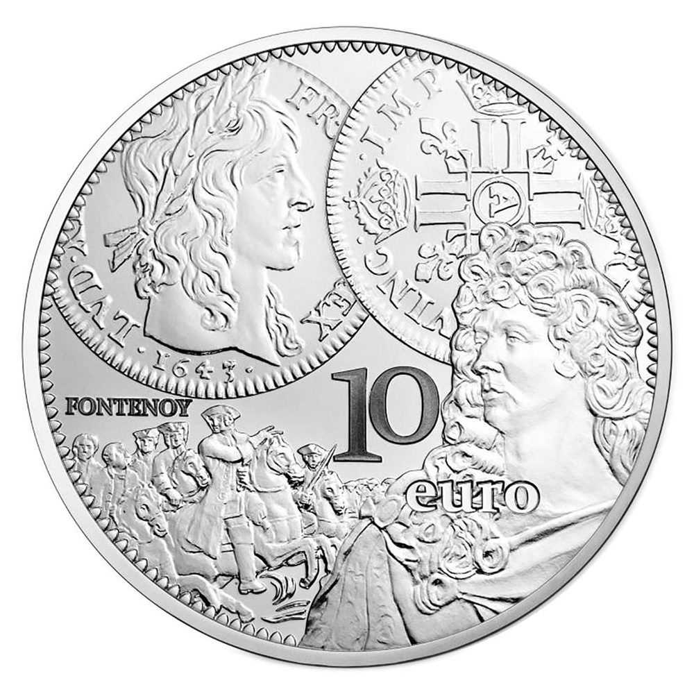 Francia 10 € 2017 Semeuse. Le Luis d'Or. Plata.  - 1