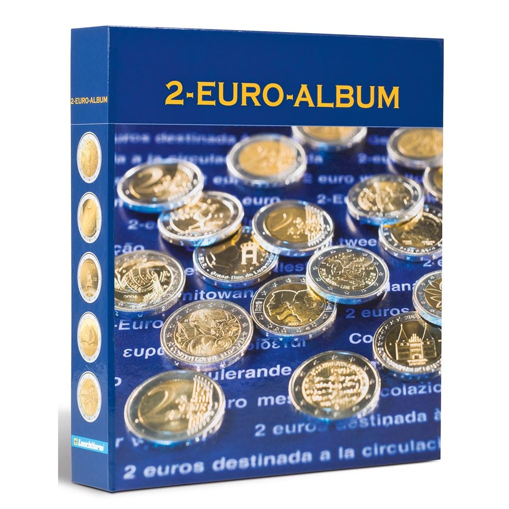 LEUCHTTURM Album preimpreso Numis para monedas de 2 Euros Nº11  - 1