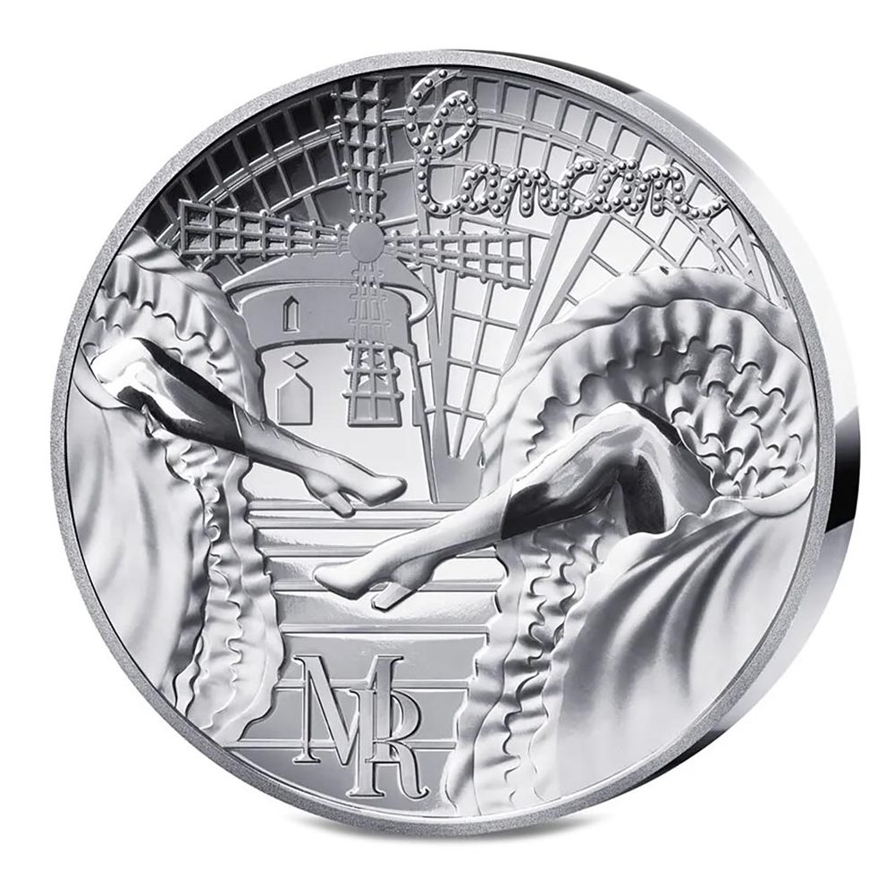 Moneda 20 euros Onza de plata Francia año 2026 Moulin Rouge.  - 1