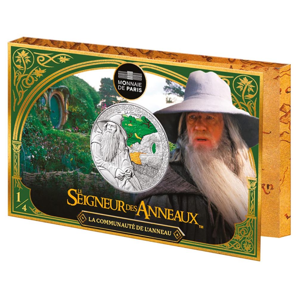 Moneda 50 euros de plata Francia año 2026 Señor de los Anillos. Gandalf  - 1