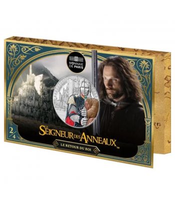 Moneda 50 euros de plata Francia año 2026 Señor de los Anillos. Aragorn.  - 1