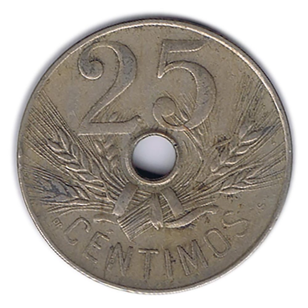 Moneda 25 céntimos 1927 Alfonso XIII. MBC  - 1