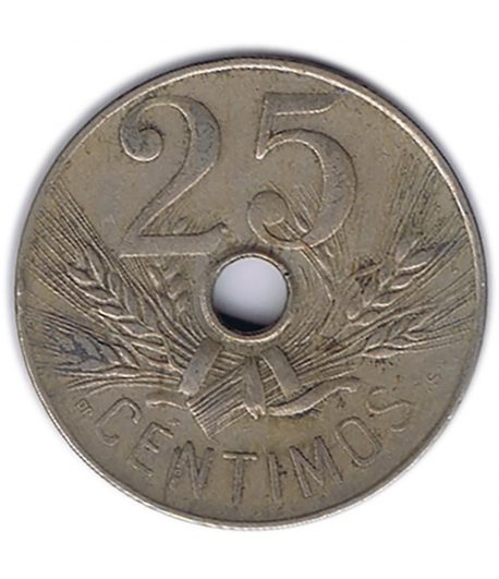 Moneda 25 céntimos 1927 Alfonso XIII. MBC  - 1