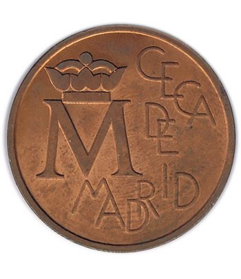 Medalla E-87. III Exposición Numismática 1987. Cobre.  - 1