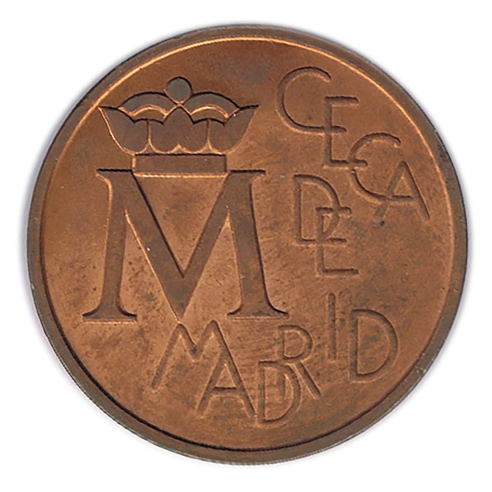 Medalla E-87. III Exposición Numismática 1987. Cobre.  - 1
