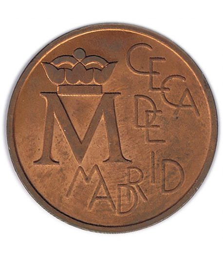Medalla E-87. III Exposición Numismática 1987. Cobre.  - 1