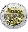 moneda 2 euros Francia 2014. Dia D. Proof  - 2