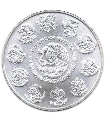 Moneda de plata Mexico 2016 Libertad Dorada.  - 2