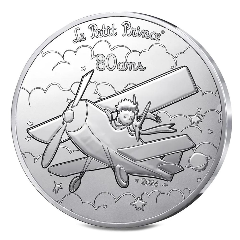 Moneda 100 euros de plata Francia año 2026 El Principito.  - 1