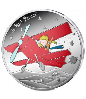 Moneda 10 euros de plata Francia año 2026 El Principito. El Avión.  - 1