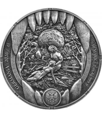 Moneda de plata Alemania 10 Mark 2026 Bodvar. 2 onzas  - 1