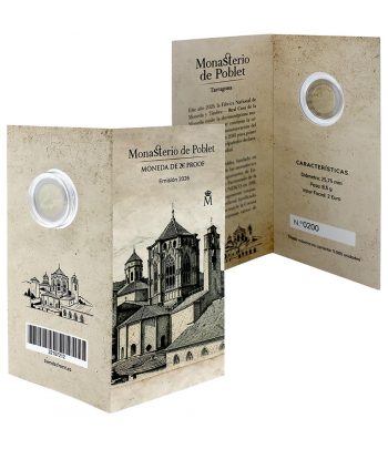 Euroset España 2 euros 2026 Monasterio Poblet. Proof  - 1
