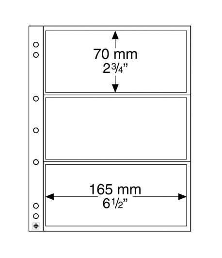 LEUCHTTURM NUMIS 10 hojas transparentes 3 divisiones.  - 1