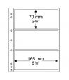 LEUCHTTURM NUMIS 10 hojas transparentes 3 divisiones.  - 1