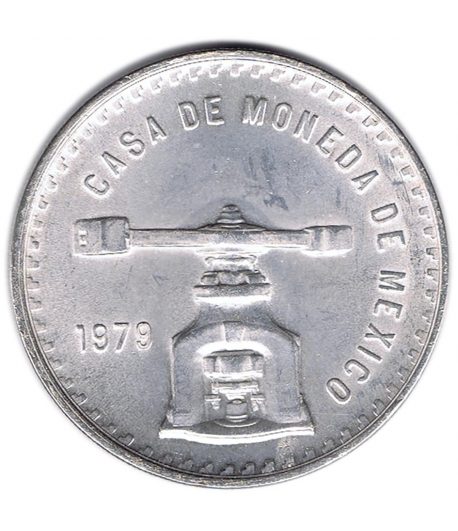 Moneda de México 1 Onza plata Pura 1979.  - 1
