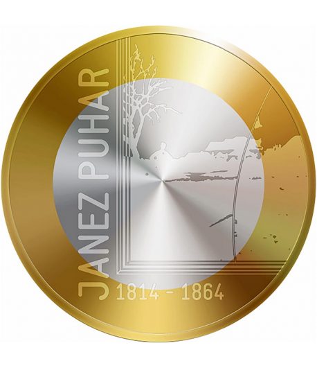 moneda Eslovenia 3 Euros 2014  - 1