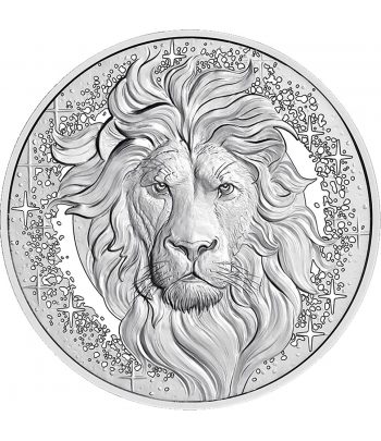 Moneda de plata 20 euros Austria 2026 Leo. Cristal de Roca.  - 1