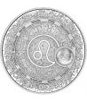 Moneda de plata 20 euros Austria 2026 Leo. Cristal de Roca.  - 2