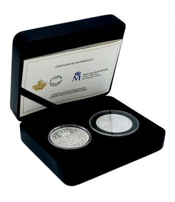 Monedas de plata 2026 El Real de a Ocho: Raíces de la Moneda Canadiense. 2 monedas.  - 1