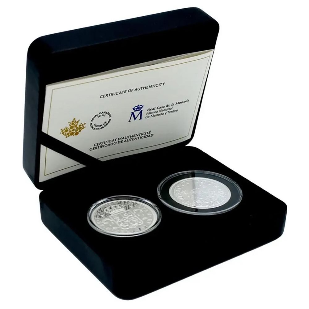 Monedas de plata 2026 El Real de a Ocho: Raíces de la Moneda Canadiense. 2 monedas.  - 1