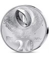 Moneda onza de plata 20 euros Francia 2026 Señor de los Anillos. Anillo Único.  - 2