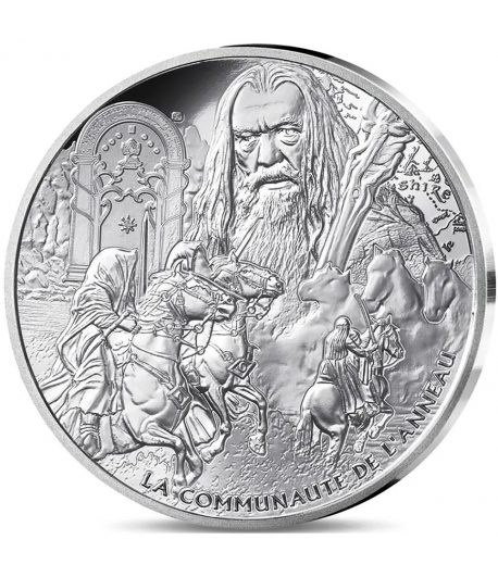 Moneda 10 euros de plata Francia 2026 Señor de los Anillos. La Comunidad del Anillo..  - 1