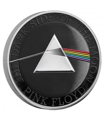 Moneda 5 Libras Inglaterra 2026 Pink Floyd. Niquel. Color  - 1