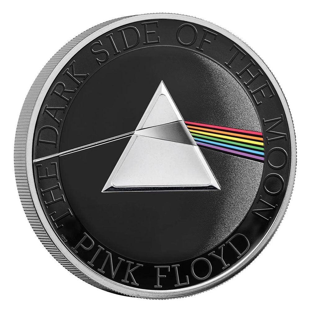 Moneda 5 Libras Inglaterra 2026 Pink Floyd. Niquel. Color  - 1