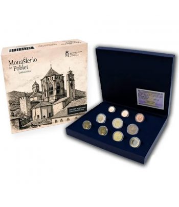 Euroset oficial FNMT España 2026 Monasterio Poblet. Proof.  - 1