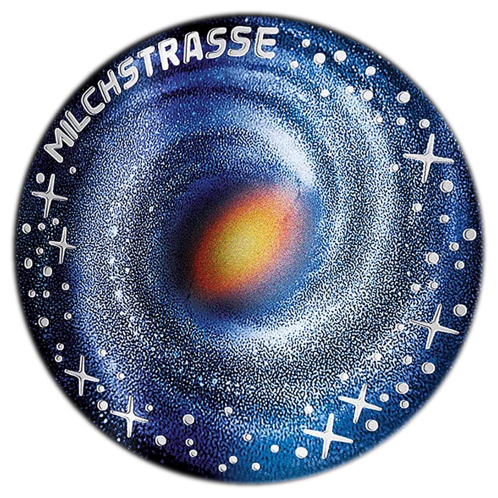 moneda de plata Austria 2021 20 Euros Vía Láctea. The Milky Way.  - 1