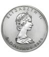 Moneda onza de plata 5$ Canadá Maple 1989.  - 1