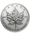 Moneda onza de plata 5$ Canadá Maple 1988.  - 2