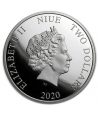 Moneda de plata 2$ Niue 2020 Batman'66.  - 2