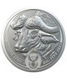 Moneda de plata 5 Rand Sudafrica 2021 Buffalo.  - 1