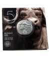 Moneda de plata 5 Rand Sudafrica 2021 Buffalo.  - 3