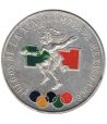Moneda de Mexico 25 pesos 1968 Juegos Olimpicos. Plata color.  - 1
