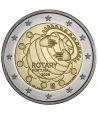 moneda 2 euros Portugal 2026 Centenario Rotary  - 1