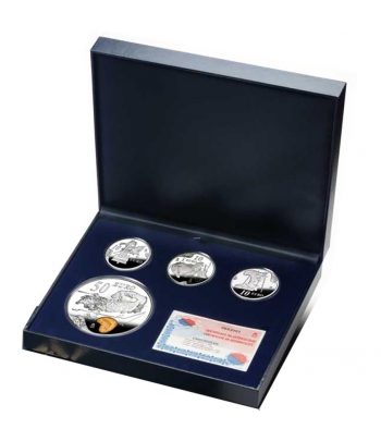 Monedas España 2004 Dalí Serie 5 monedas de Plata.  - 1