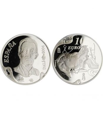 Monedas España 2004 Dalí Serie 5 monedas de Plata.  - 3
