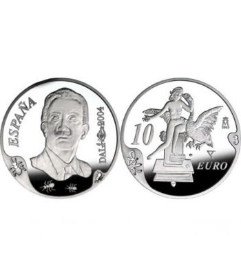 Monedas España 2004 Dalí Serie 5 monedas de Plata.  - 4