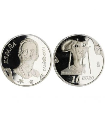 Monedas España 2004 Dalí Serie 5 monedas de Plata.  - 5