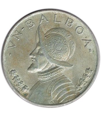 Moneda de Panamá 1 Balboa 1947 Libertad. Plata  - 1