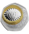 Moneda 50 Pounds Inglaterra 2026 El Señor de los Anillos. Plata Proof.  - 2